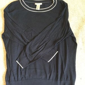 3/4 Sleeve Cotton Sweater